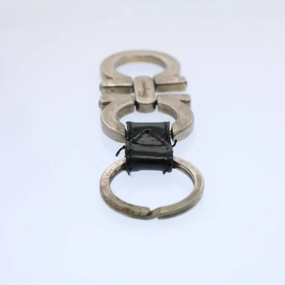 Salvatore Ferragamo Gancini Charm metal Silver